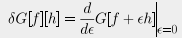 functional derivative formula