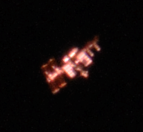 International Space Station viewed from the ground