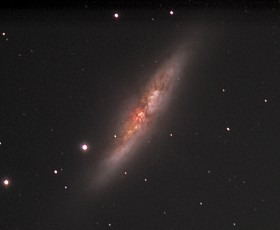 Messier 82 galaxy