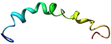Beta-Amyloid ribbon view Beta-Amyloid ribbon view