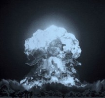 Atomic bomb explosion