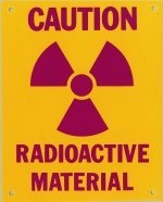 Caution Radioactive Material