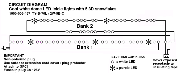 Christmas light circuit diagram