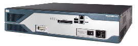 Cisco 2821 router (front view) Cisco 2821 router (front view)