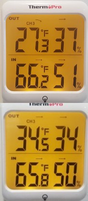 Refrigerator thermometer