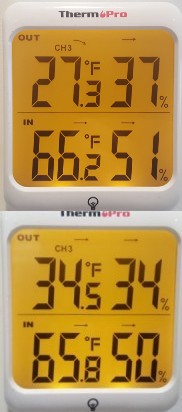 Refrigerator thermometer