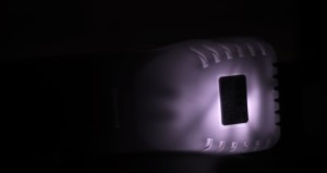 Infrared photo of CO2 monitor Infrared photo of CO2 monitor
