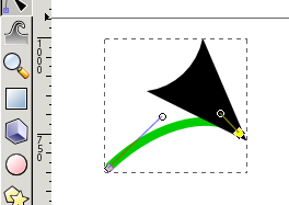 Arrow head not matching arrow in Inkscape