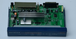 Netgear FR114P with heat sink