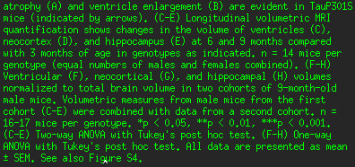 Filtered pdf2txt output