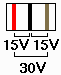 Wiring of 15/30V power connector