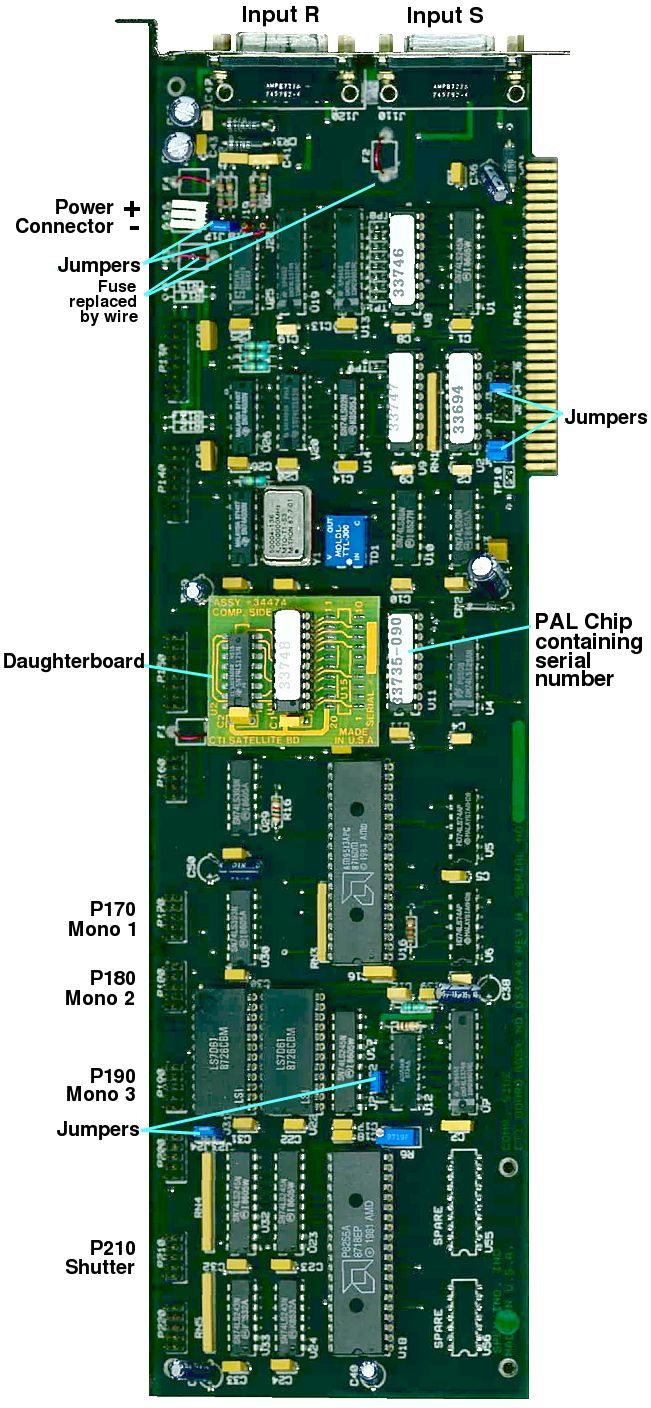 Newer version of SPEX CTI board