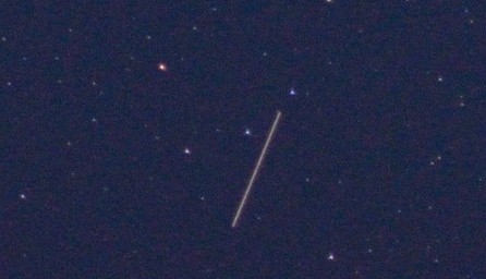 Satellite track Satellite track