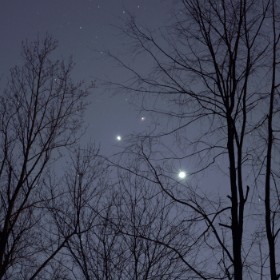 Jupiter and Venus Jupiter and Venus