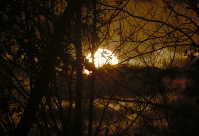 Sun photographed with a neutral density filter