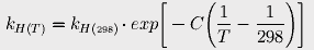 Vant Hoff equation Vant Hoff equation