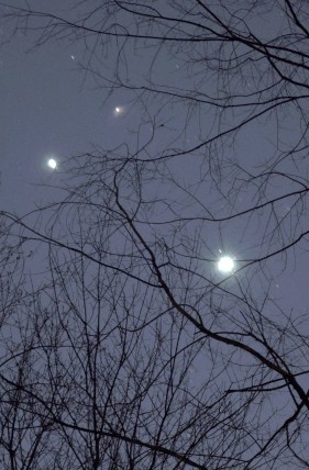 Venus and Jupiter