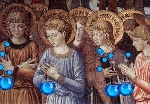 Virtuous saints discovering chemistry